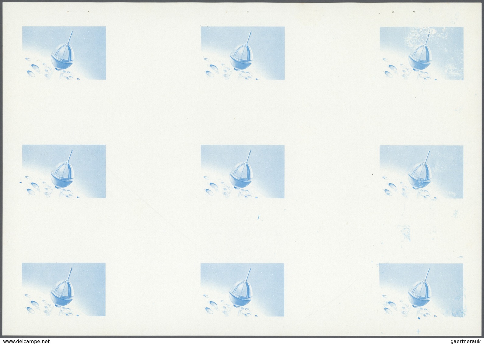 ** Thematik: Raumfahrt / Astronautics: 1972. Sharjah. Progressive Proof (6 Phases) In Complete Sheets C - Autres & Non Classés