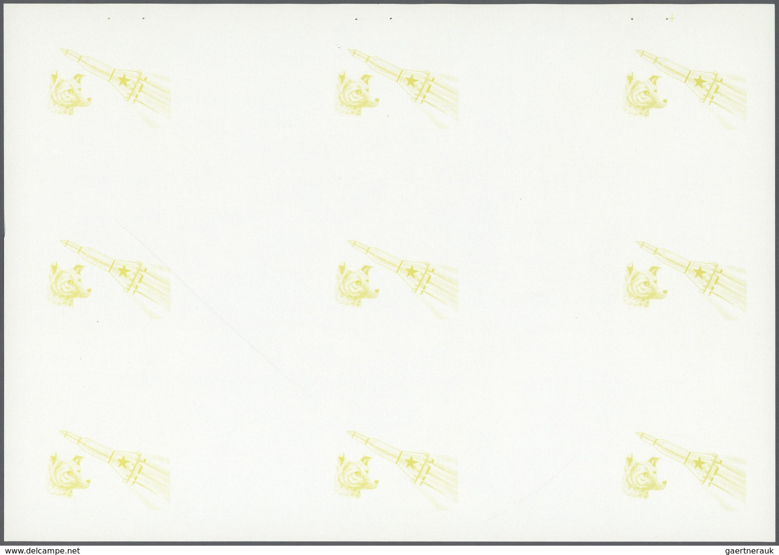 ** Thematik: Raumfahrt / Astronautics: 1972. Sharjah. Progressive Proof (6 Phases) In Complete Sheets C - Autres & Non Classés