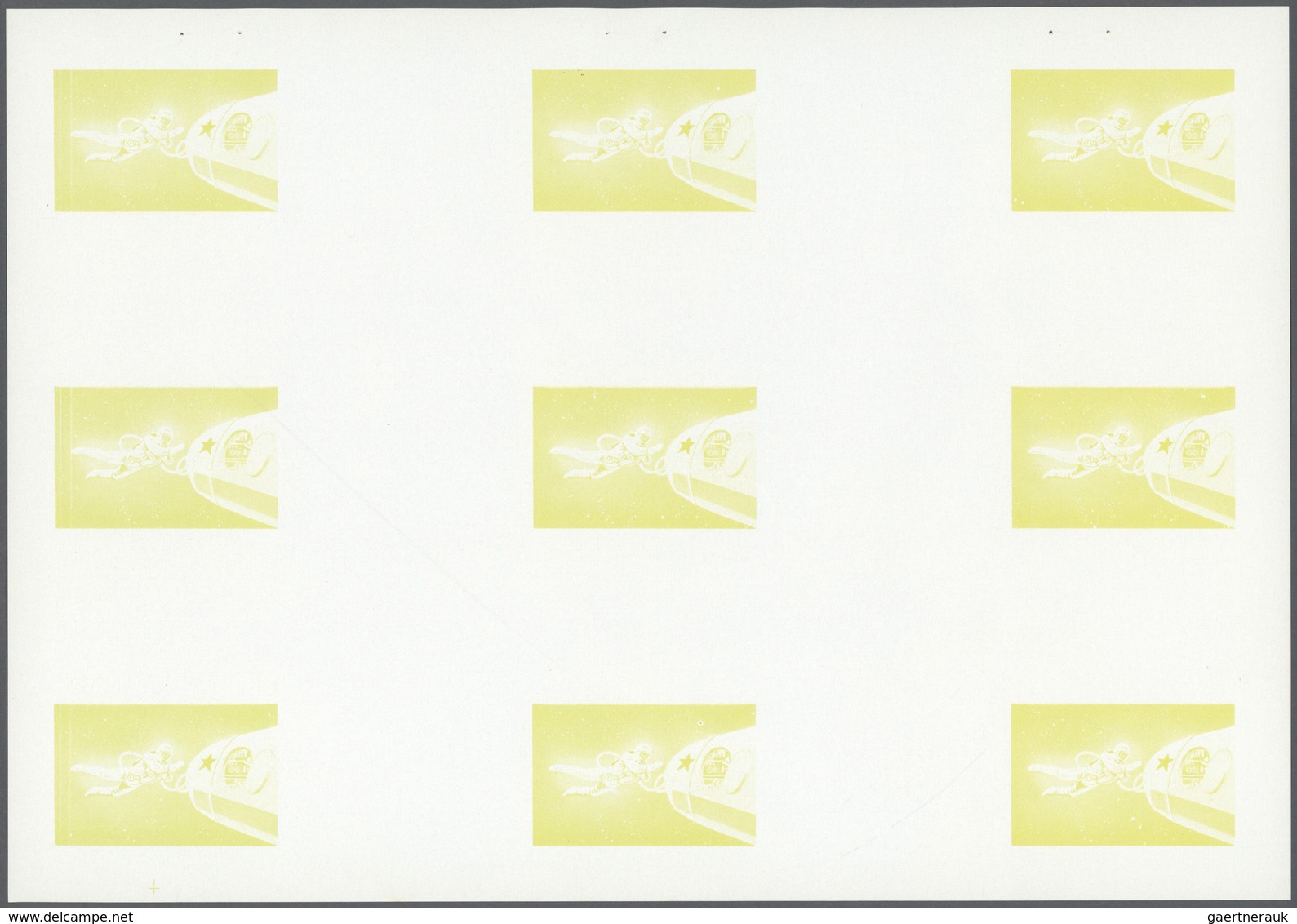 ** Thematik: Raumfahrt / Astronautics: 1972. Sharjah. Progressive Proof (6 Phases) In Complete Sheets C - Autres & Non Classés