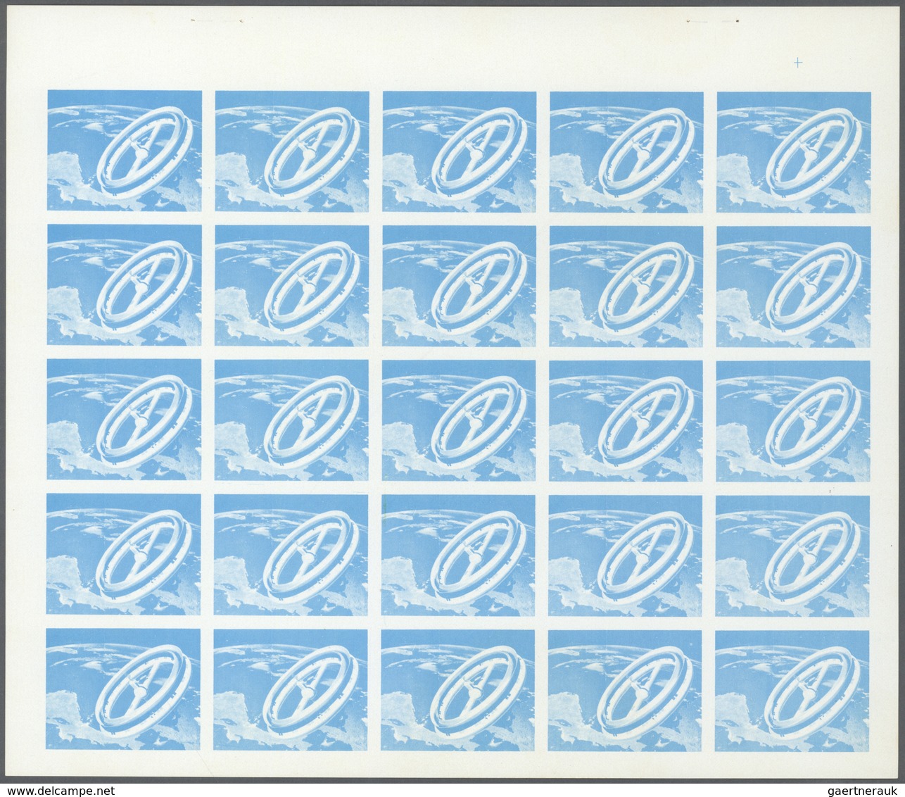 ** Thematik: Raumfahrt / Astronautics: 1972. Sharjah. Progressive Proof (5 Phases) In Complete Sheets O - Autres & Non Classés