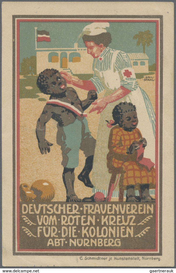 GA Thematik: Rotes Kreuz / Red Cross: 1912, Bayern. Privat-Postkarte 5 Pf Luitpold "Deutscher Frauenver - Croix-Rouge