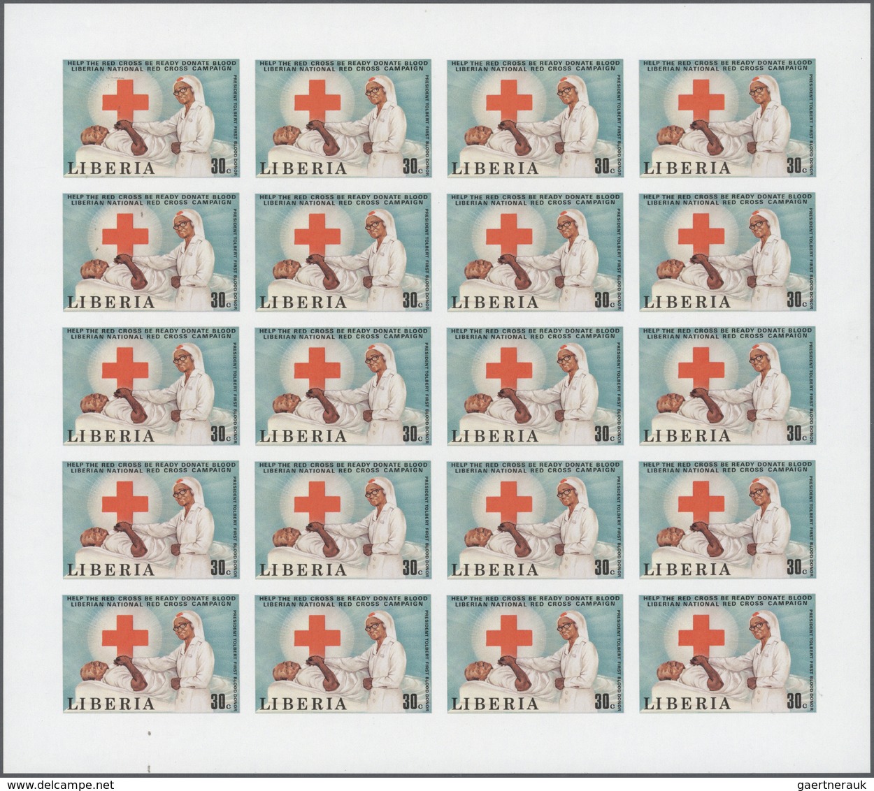 ** Thematik: Rotes Kreuz / Red Cross: 1979, Liberia. Complete Set NATIONAL RED CROSS (2 Values) In Impe - Croix-Rouge