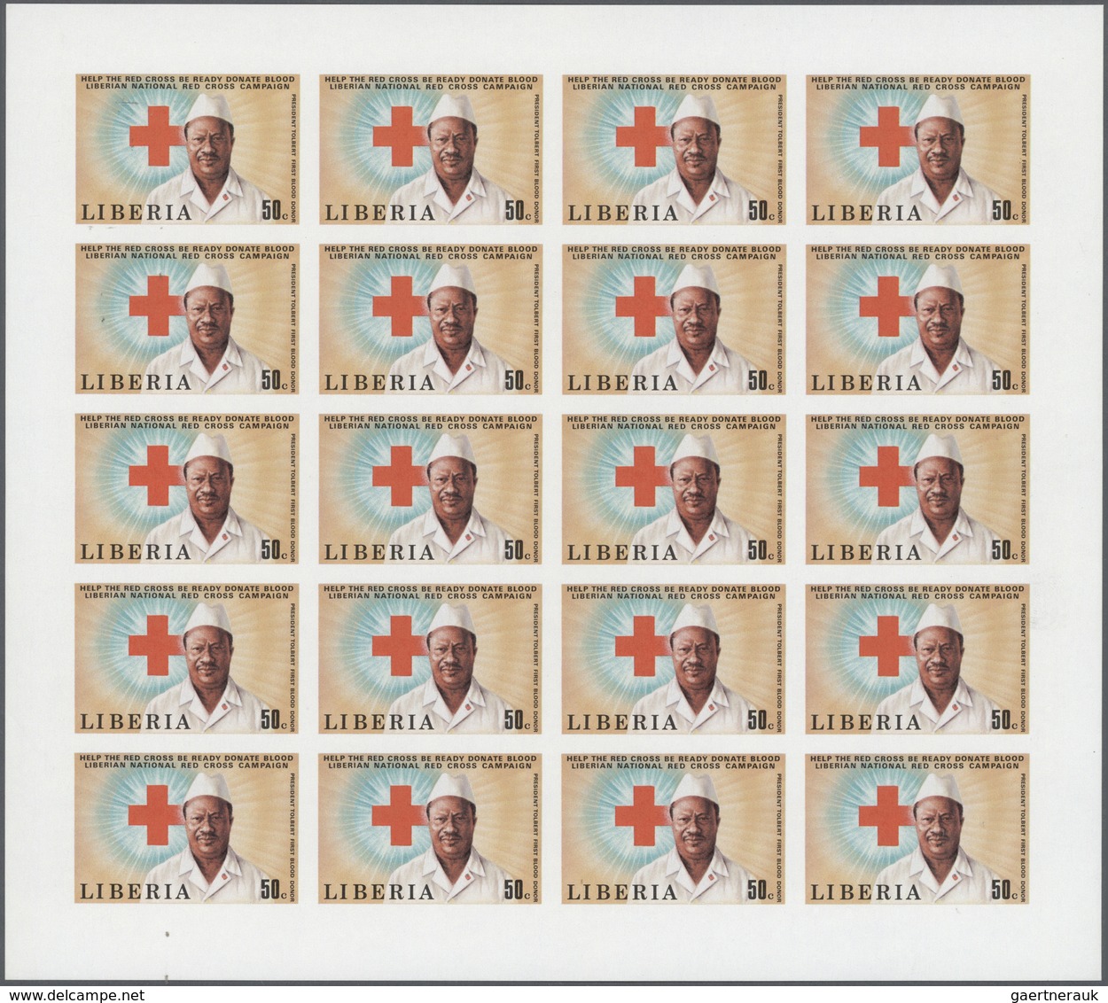 ** Thematik: Rotes Kreuz / Red Cross: 1979, Liberia. Complete Set NATIONAL RED CROSS (2 Values) In Impe - Croix-Rouge