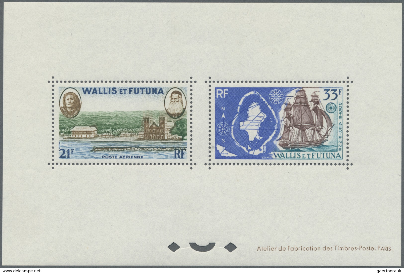 ** Thematik: Schiffe-Segelschiffe / Ships-sailing Ships: 1960, Wallis And Futuna Islands. Collective, P - Boten