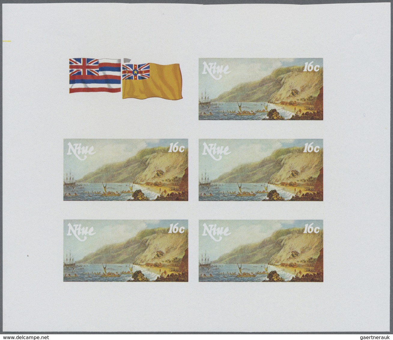 ** Thematik: Seefahrer, Entdecker / sailors, discoverers: 1978, NIUE: 200 years landing of James Cook a