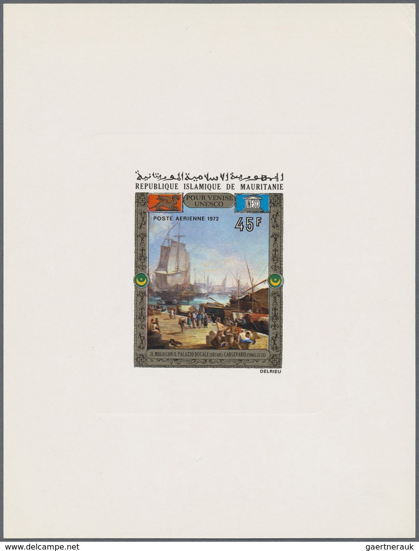 (*) Thematik: Sehenswürdigkeiten / Sights: 1972, MAURETANIEN: UNESCO-Kampagne 'Rettet Venedig' Komplette - Autres & Non Classés