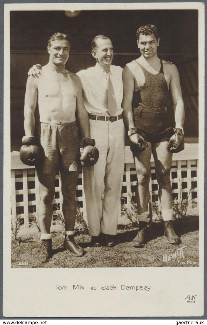 Br Thematik: Sport-Boxen / Sport-boxing: 1920/1930 (ca.), 11 Verschiedene Fotokarten, Meist Frz. Boxer, - Boksen