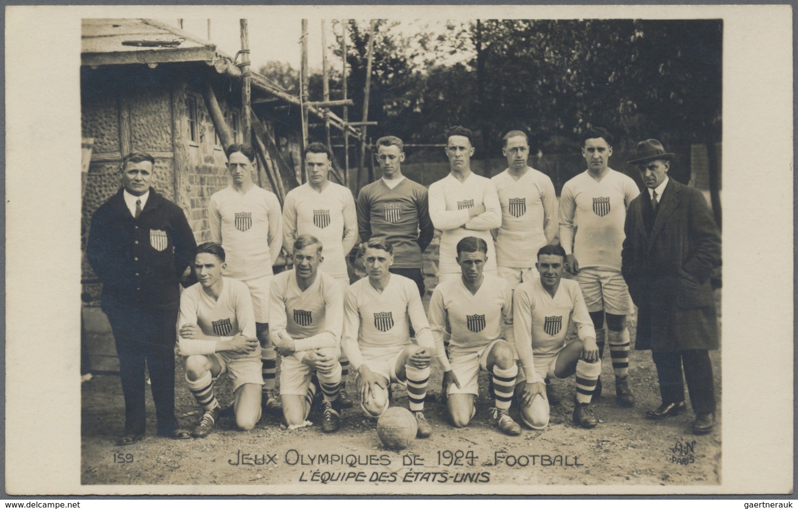 Br Thematik: Sport-Fußball / Sport-soccer, Football: 1924, Olympische Spiele Paris, Drei Verschiedene F - Sonstige & Ohne Zuordnung