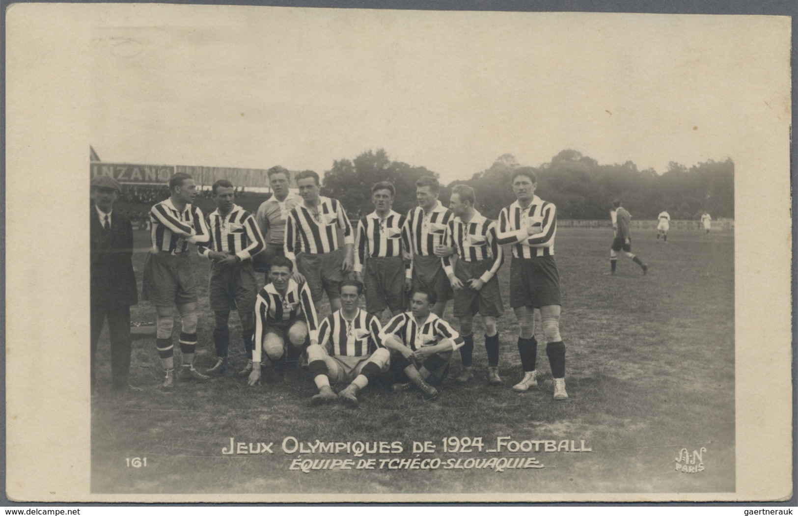 Br Thematik: Sport-Fußball / Sport-soccer, Football: 1924, Olympische Spiele Paris, Drei Verschiedene F - Sonstige & Ohne Zuordnung
