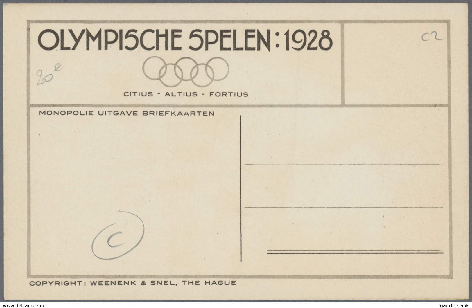 Br Thematik: Sport-Fußball / Sport-soccer, Football: 1928, Olympische Spiele 1928 - Amsterdam, Vier Off - Autres & Non Classés