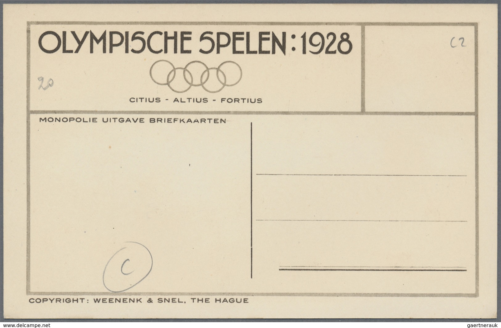 Br Thematik: Sport-Fußball / sport-soccer, football: 1928, Olympische Spiele 1928 - Amsterdam, vier off