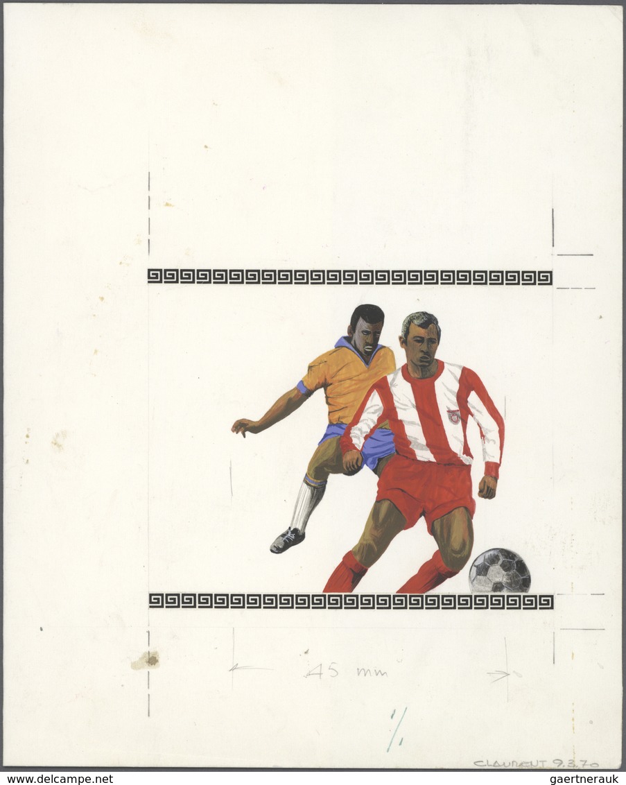 Thematik: Sport-Fußball / Sport-soccer, Football: 1970, YEMEN: Football World Championship Mexico Ha - Autres & Non Classés