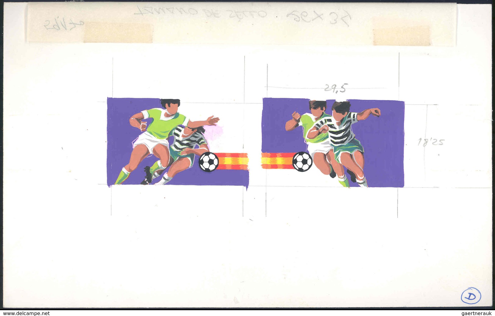 Thematik: Sport-Fußball / Sport-soccer, Football: 1981, Aitutaki: WORLD CUP - SPAIN'82, Final Drawin - Andere & Zonder Classificatie