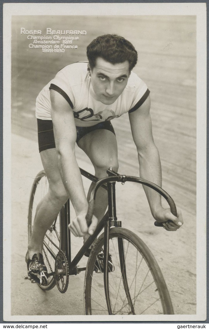 Br Thematik: Sport-Radsport / Sport-cycling: 1909/1928, 12 Verschiedene, Ungebrauchte Fotokarten Mit Me - Cyclisme