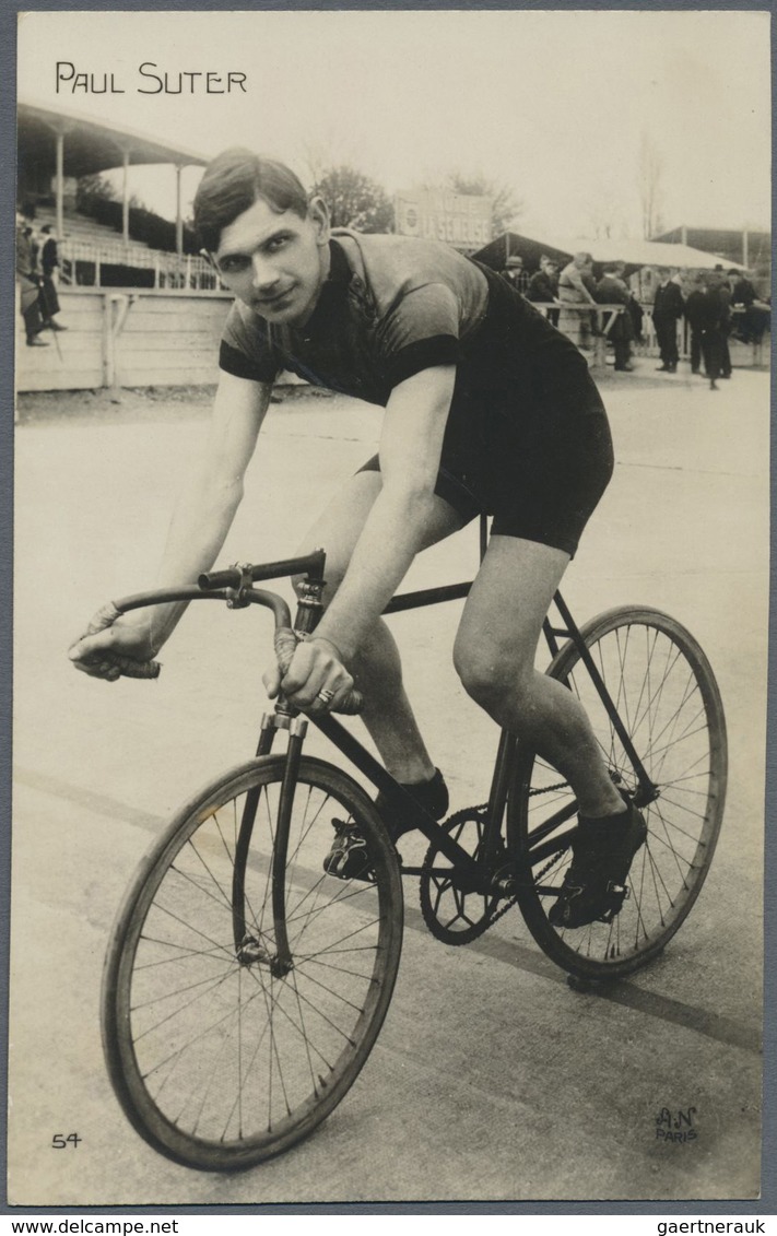 Br Thematik: Sport-Radsport / Sport-cycling: 1909/1928, 12 Verschiedene, Ungebrauchte Fotokarten Mit Me - Wielrennen