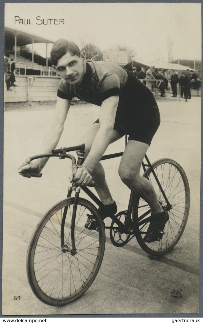 Br Thematik: Sport-Radsport / Sport-cycling: 1909/1928, 12 Verschiedene, Ungebrauchte Fotokarten Mit Me - Cyclisme