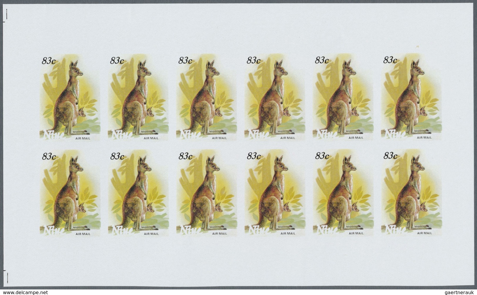 ** Thematik: Tiere- Exotische Tiere / Animals-exotic Animals: 1984, NIUE: Stamp Exhibition Ausipex Thre - Other & Unclassified