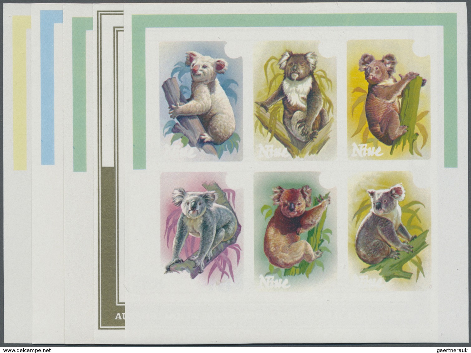 ** Thematik: Tiere- Exotische Tiere / Animals-exotic Animals: 1984, NIUE: Ausipex Stamp Exhibition Mini - Autres & Non Classés