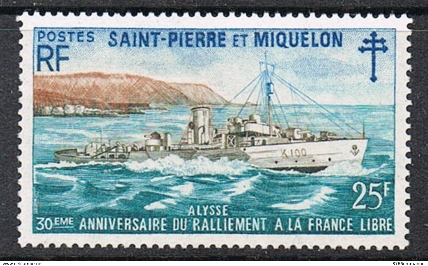 SAINT-PIERRE-ET-MIQUELON N°415 N* - Ongebruikt