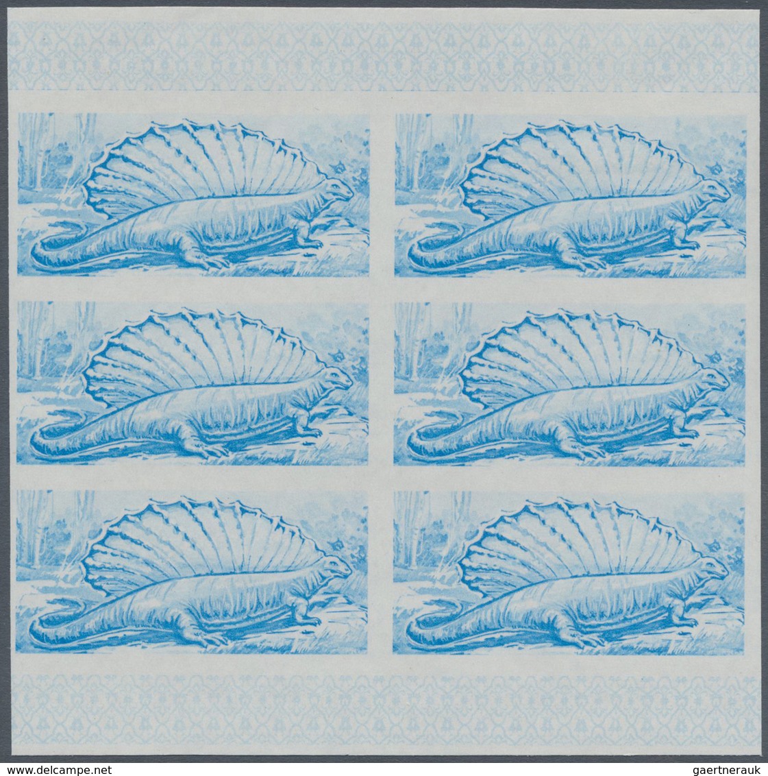 ** Thematik: Tiere-Dinosaurier / Animals-dinosaur: 1968, FUJEIRA: Prehistoric Animals 1r. Airmail Stamp - Vor- U. Frühgeschichte