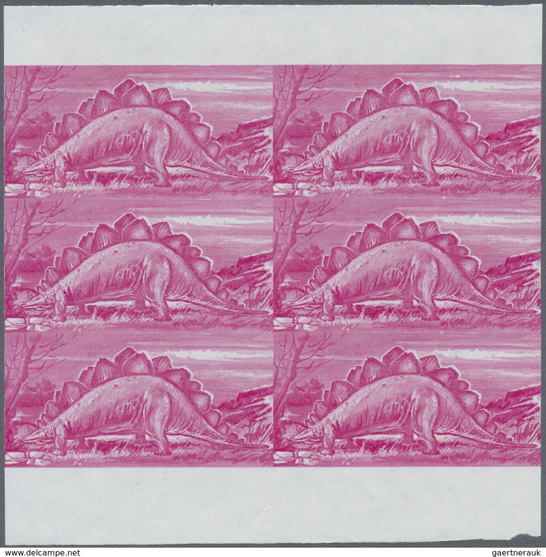 ** Thematik: Tiere-Dinosaurier / Animals-dinosaur: 1968, FUJEIRA: Prehistoric Animals 4r. Airmail Stamp - Prehistorisch