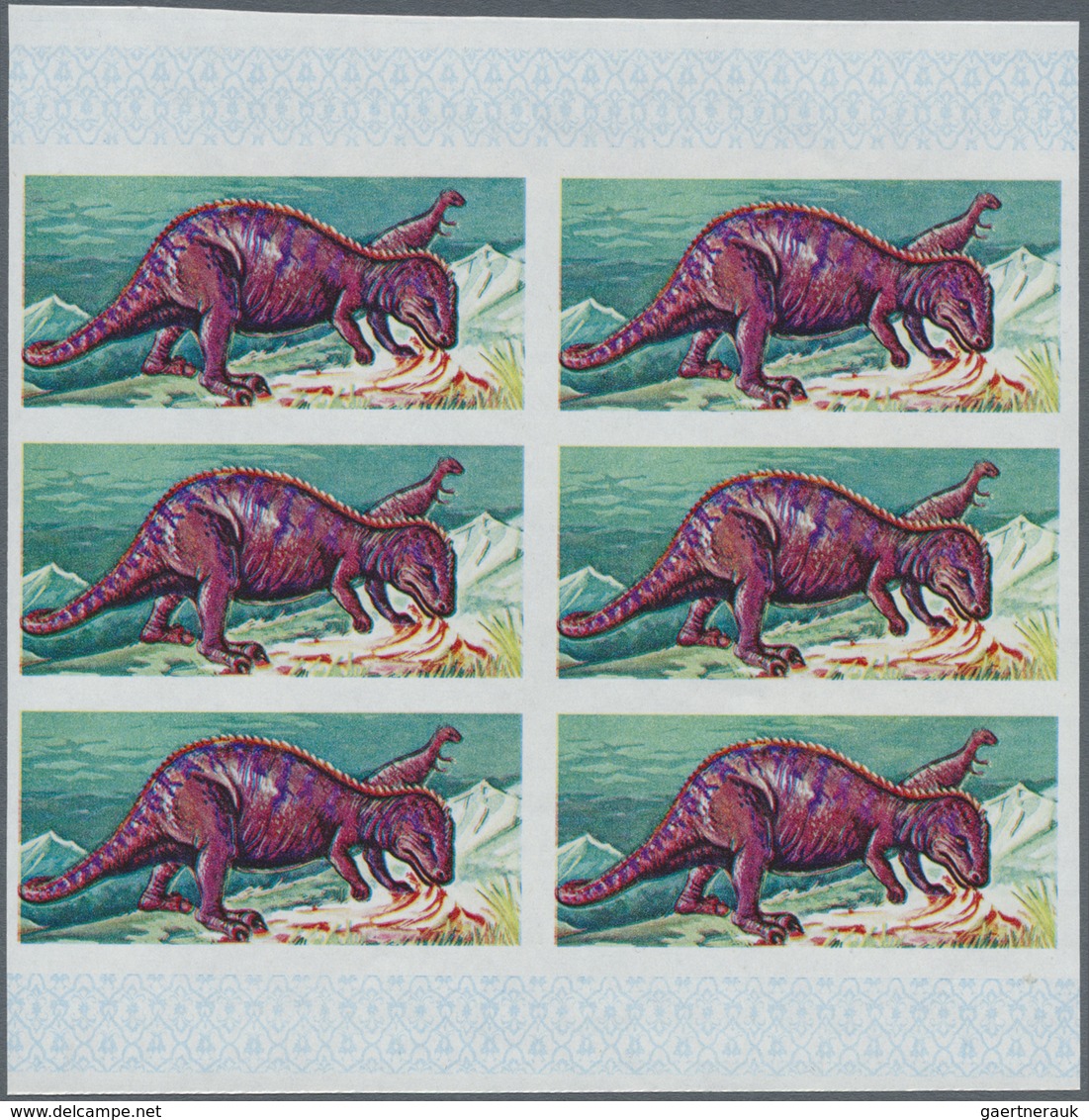 ** Thematik: Tiere-Dinosaurier / Animals-dinosaur: 1968, FUJEIRA: Prehistoric Animals 5r. Airmail Stamp - Prehistorisch