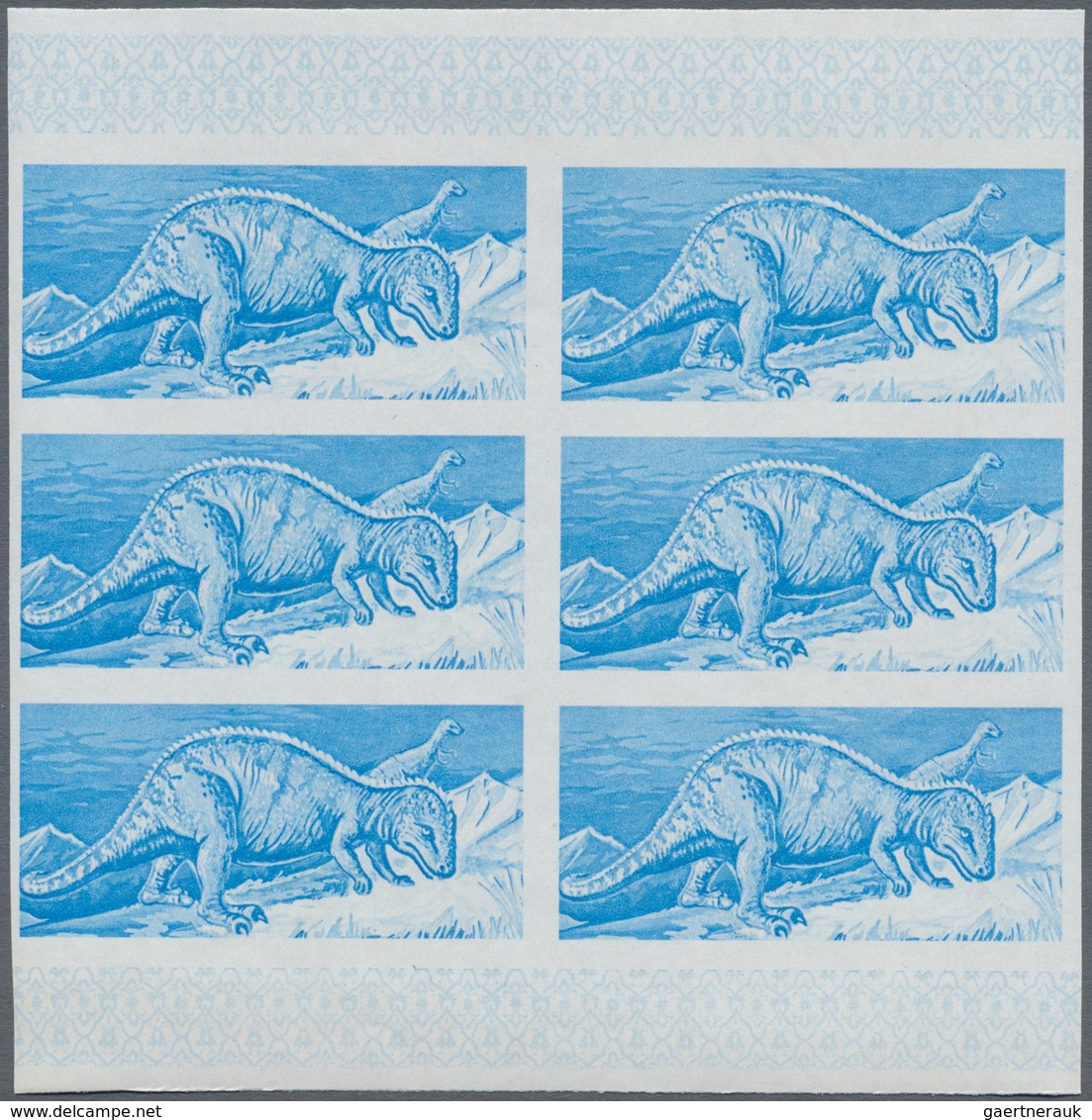 ** Thematik: Tiere-Dinosaurier / Animals-dinosaur: 1968, FUJEIRA: Prehistoric Animals 5r. Airmail Stamp - Préhistoriques