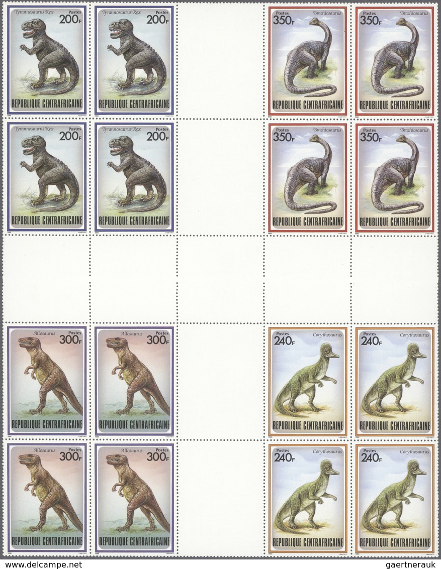 ** Thematik: Tiere-Dinosaurier / Animals-dinosaur: 1988, Central African Republic. The Complete Dinosau - Prehistorisch