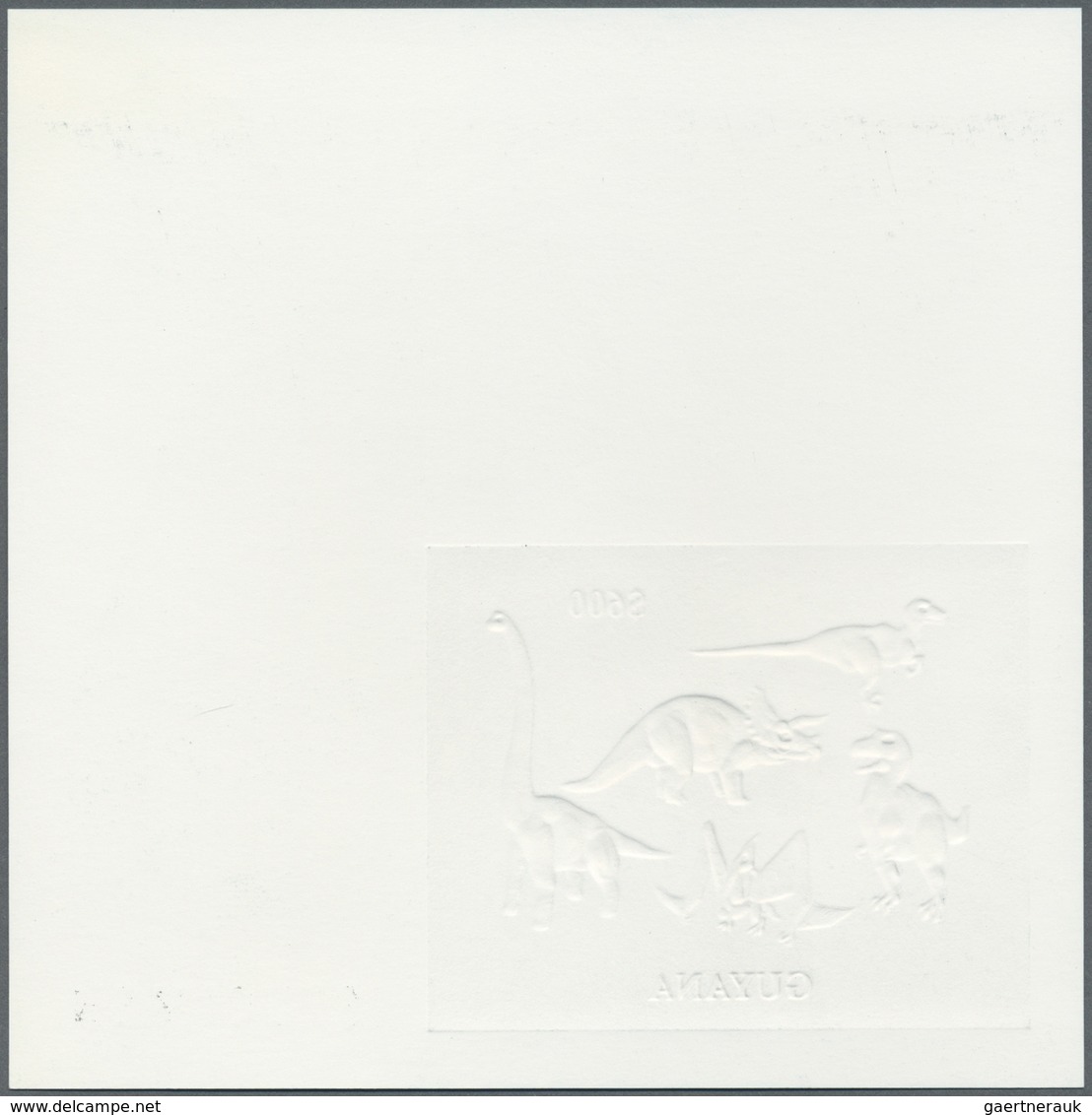 ** Thematik: Tiere-Dinosaurier / animals-dinosaur: 1993, Dinosaur GOLD and SILVER miniature sheets set