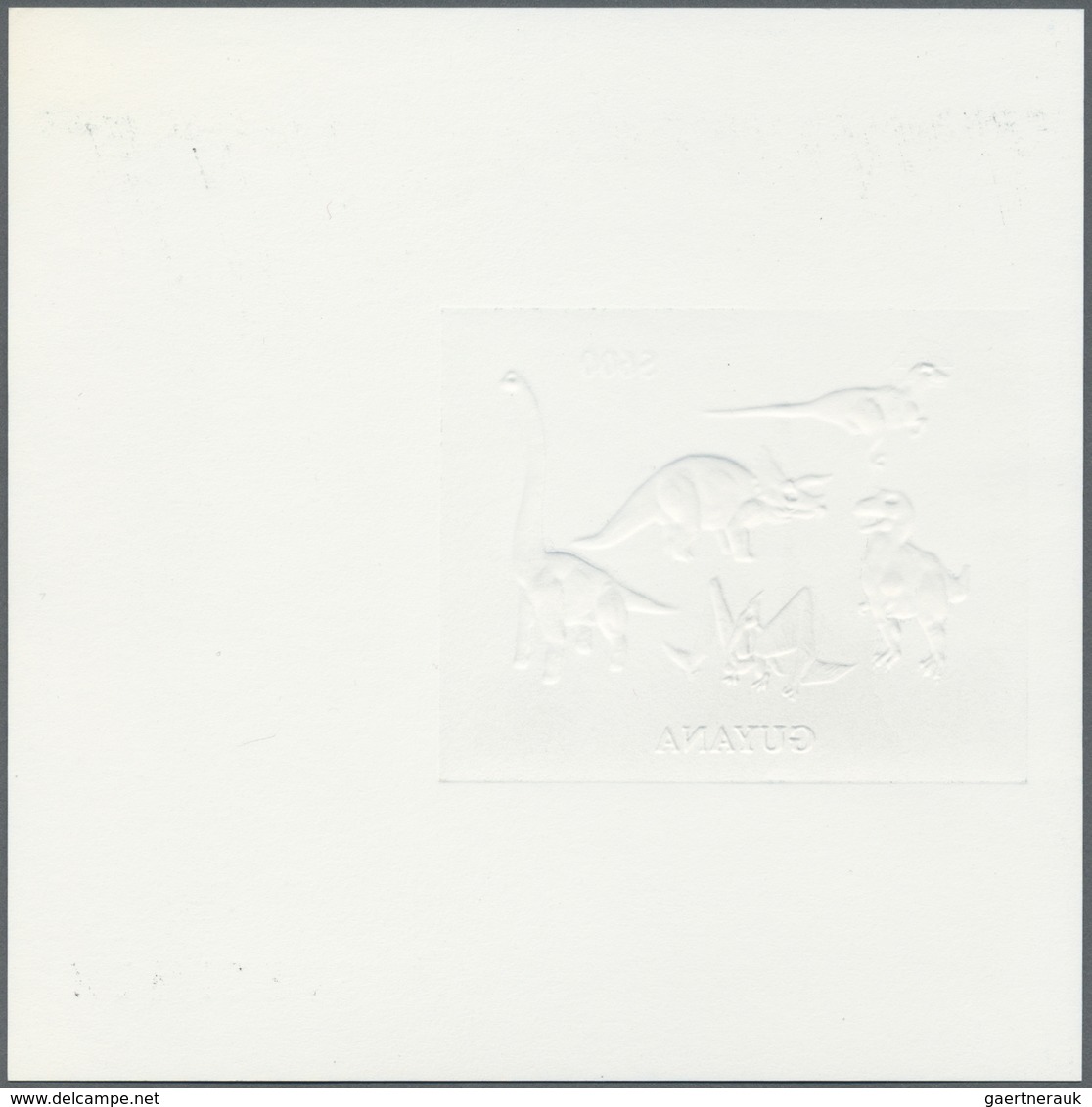 ** Thematik: Tiere-Dinosaurier / animals-dinosaur: 1993, Dinosaur GOLD and SILVER miniature sheets set