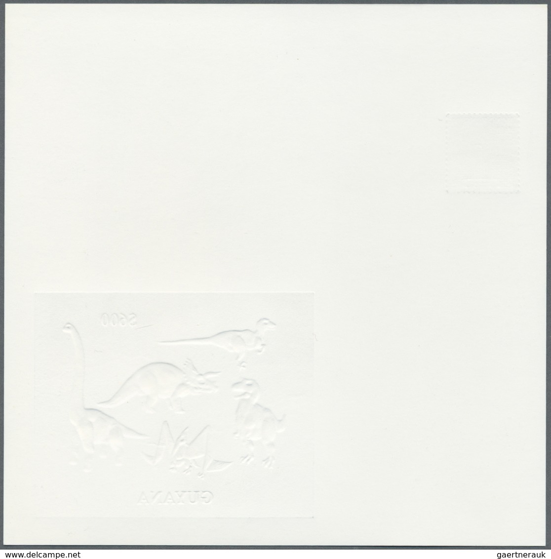 ** Thematik: Tiere-Dinosaurier / animals-dinosaur: 1994, International Stamp Exhibition Hongkong '94 GO