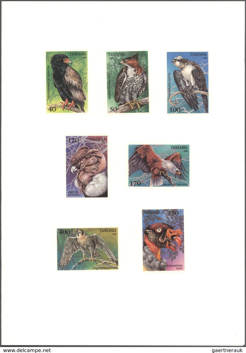 (*) Thematik: Tiere-Greifvögel / Animals-birds Of Prey: 1994, TANZANIA: Birds Of Prey Complete Set Of Se - Arends & Roofvogels