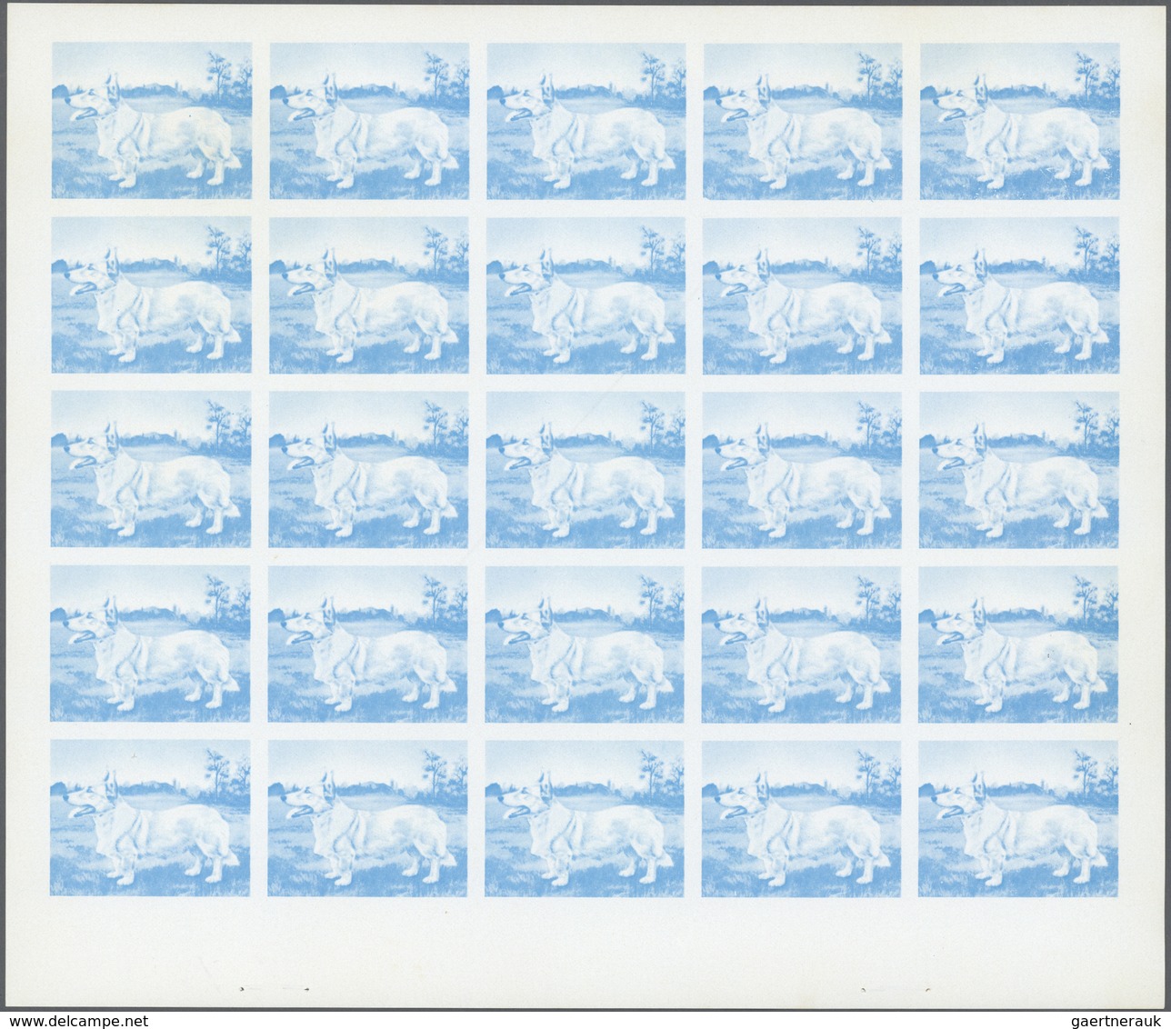 ** Thematik: Tiere-Hunde / Animals-dogs: 1972. Sharjah. Progressive Proof (6 Phases) In Complete Sheets - Honden