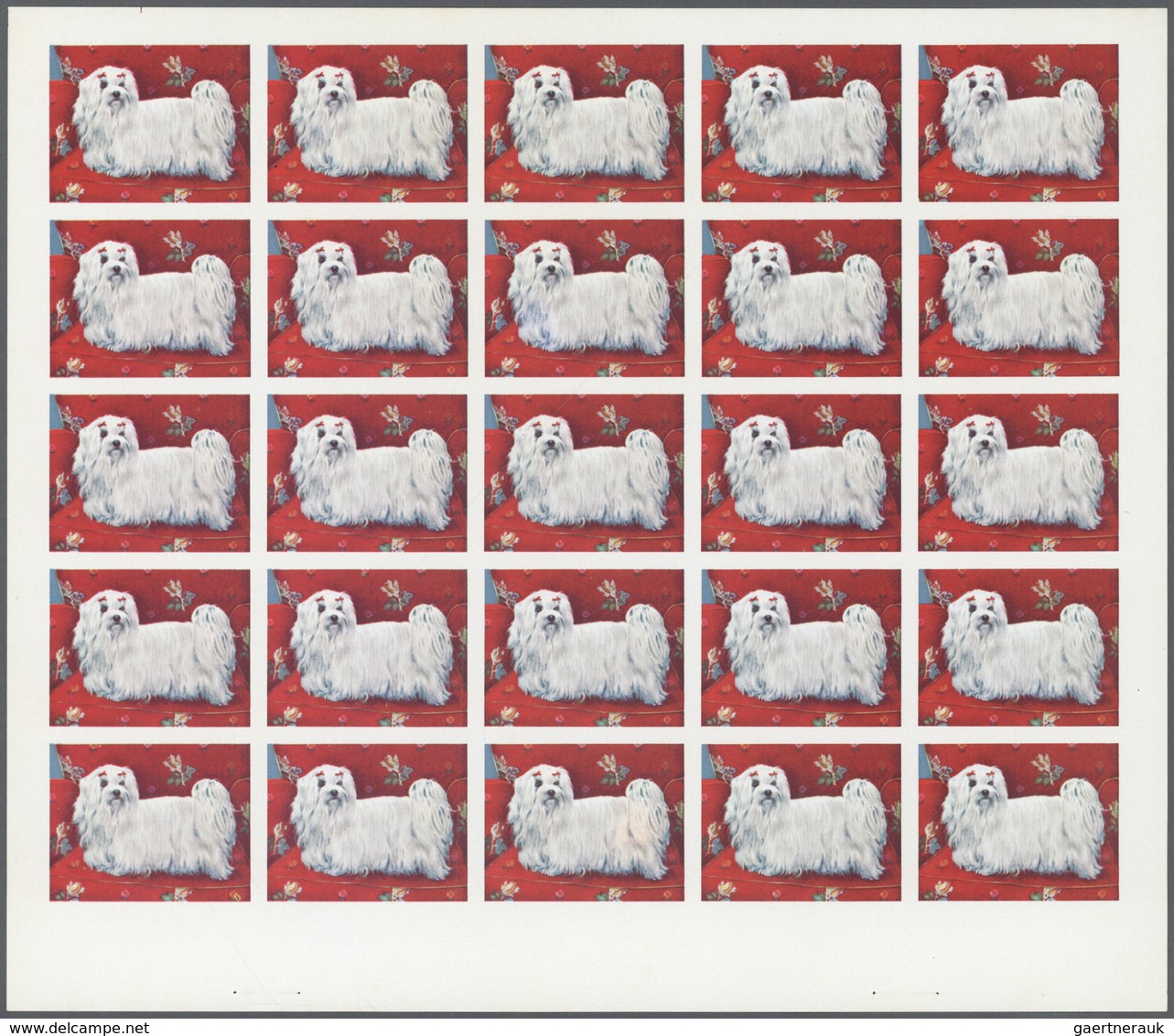 ** Thematik: Tiere-Hunde / Animals-dogs: 1972. Sharjah. Progressive Proof (6 Phases) In Complete Sheets - Chiens