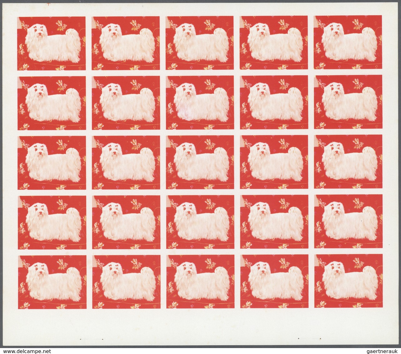 ** Thematik: Tiere-Hunde / Animals-dogs: 1972. Sharjah. Progressive Proof (6 Phases) In Complete Sheets - Dogs