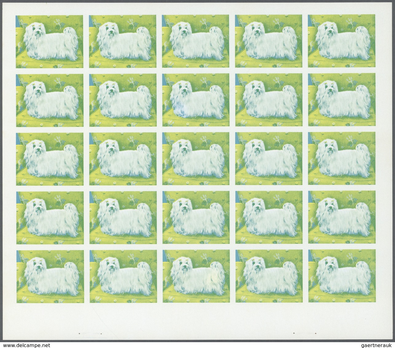 ** Thematik: Tiere-Hunde / Animals-dogs: 1972. Sharjah. Progressive Proof (6 Phases) In Complete Sheets - Honden