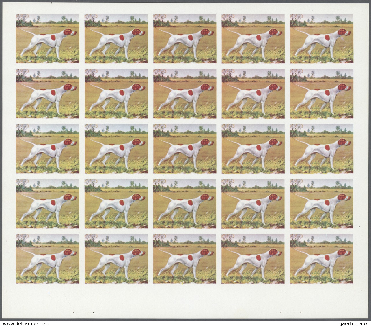 ** Thematik: Tiere-Hunde / Animals-dogs: 1972. Sharjah. Progressive Proof (8 Phases) In Complete Sheets - Chiens