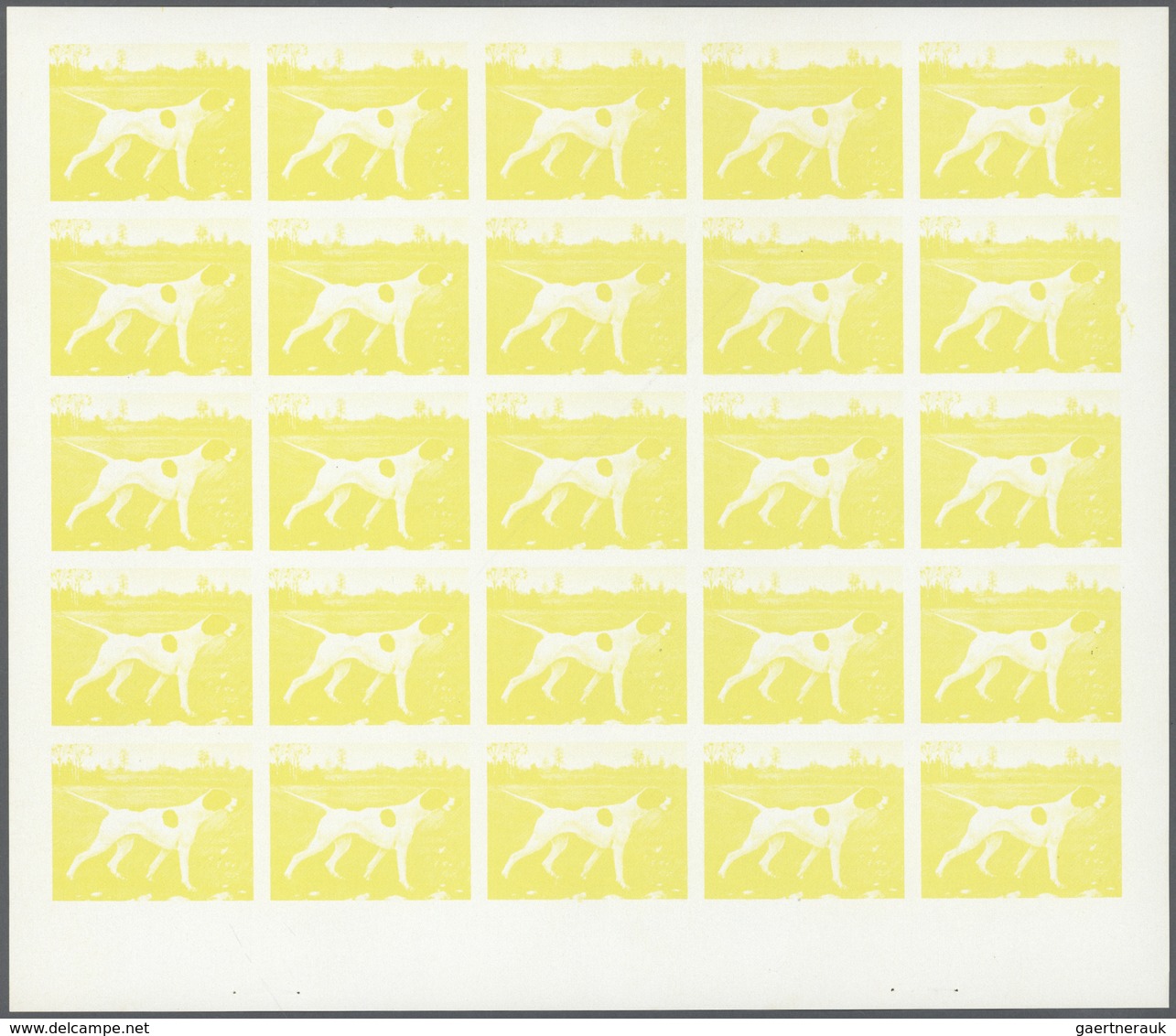 ** Thematik: Tiere-Hunde / Animals-dogs: 1972. Sharjah. Progressive Proof (8 Phases) In Complete Sheets - Chiens