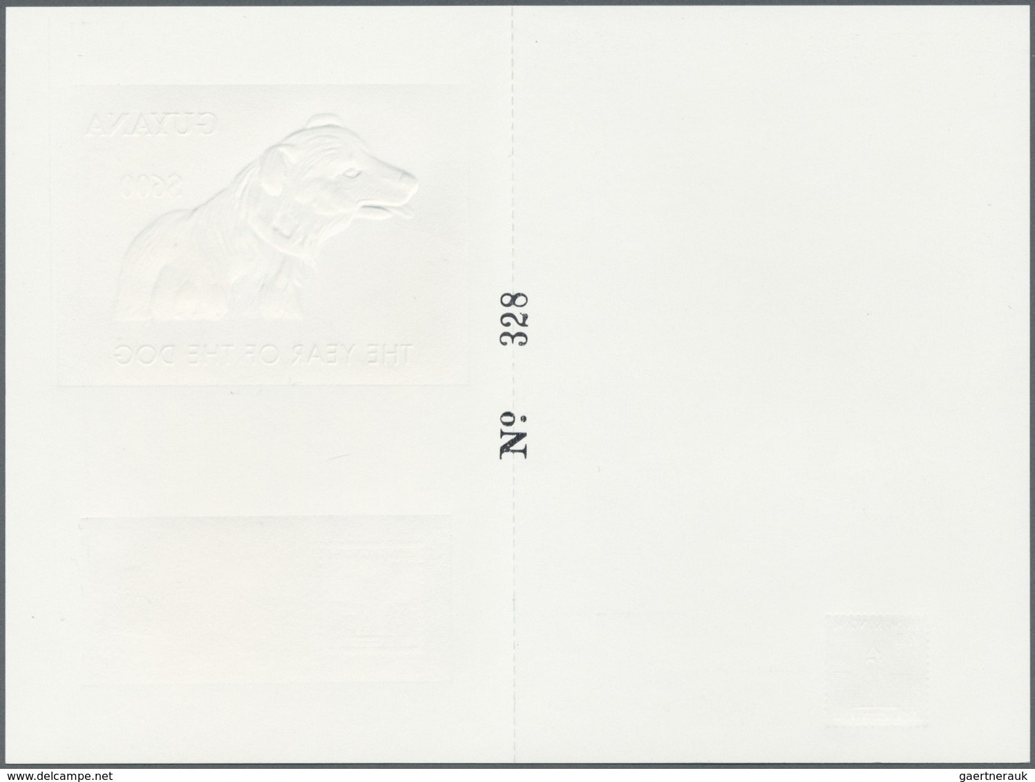 ** Thematik: Tiere-Hunde / animals-dogs: 1994, International Stamp Exhibition Hongkong '94 GOLD and SIL