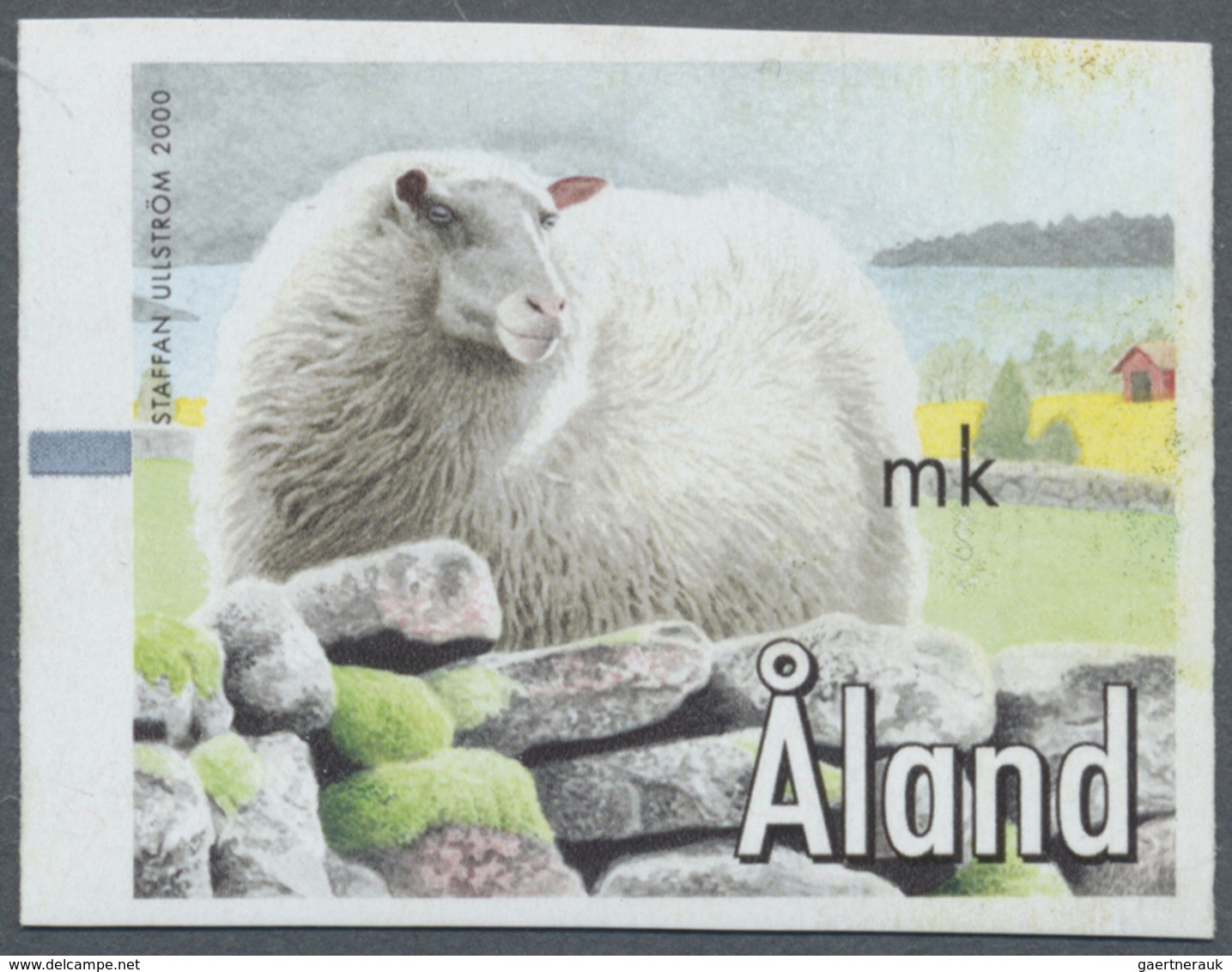 ** Thematik: Tiere-Nutztiere / Animals-farm Animals: 2000, Aland Machine Labels, Design "Sheep" Without - Autres & Non Classés