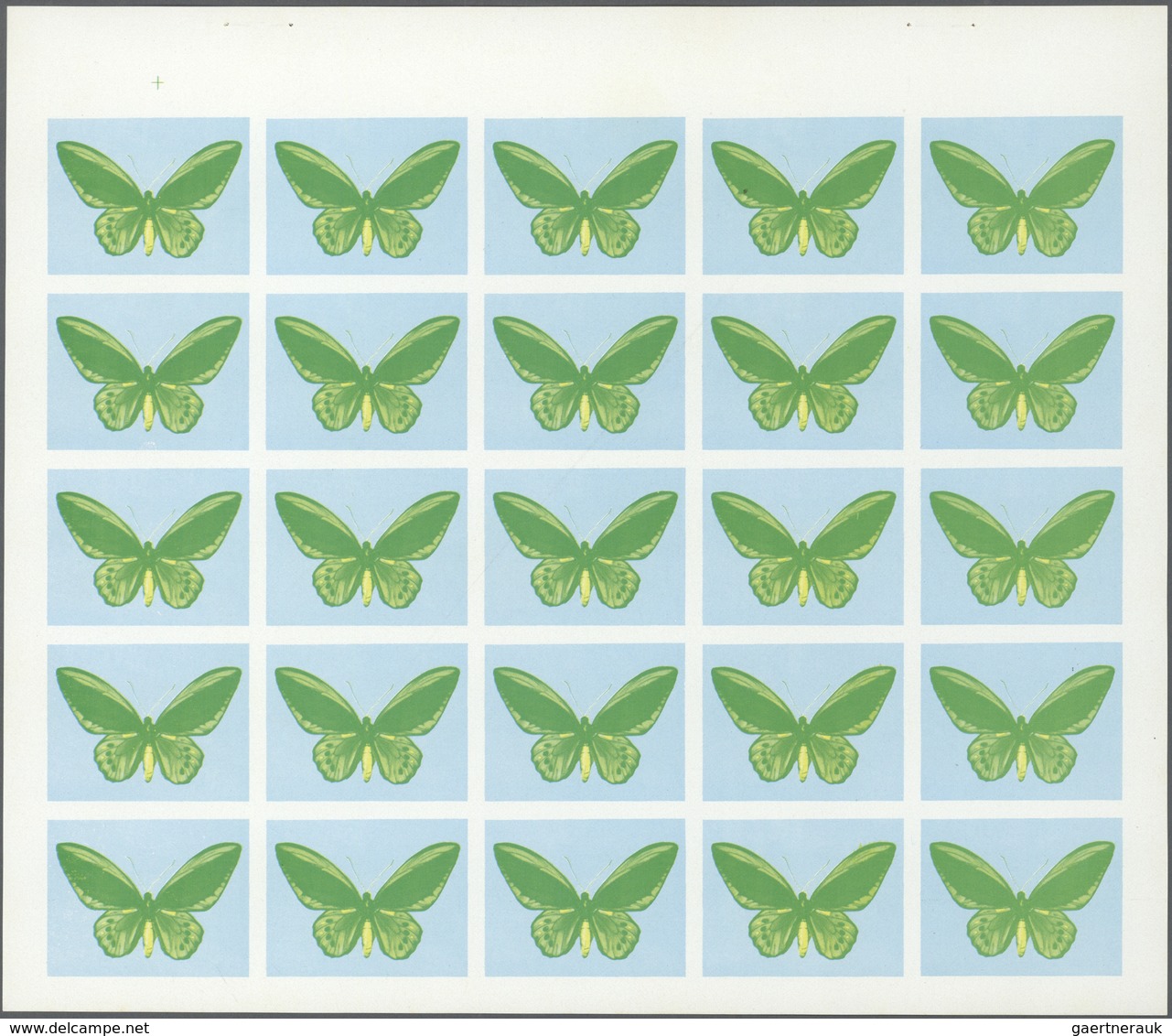 ** Thematik: Tiere-Schmetterlinge / animals-butterflies: 1972. Sharjah. Progressive proof (7 phases) in