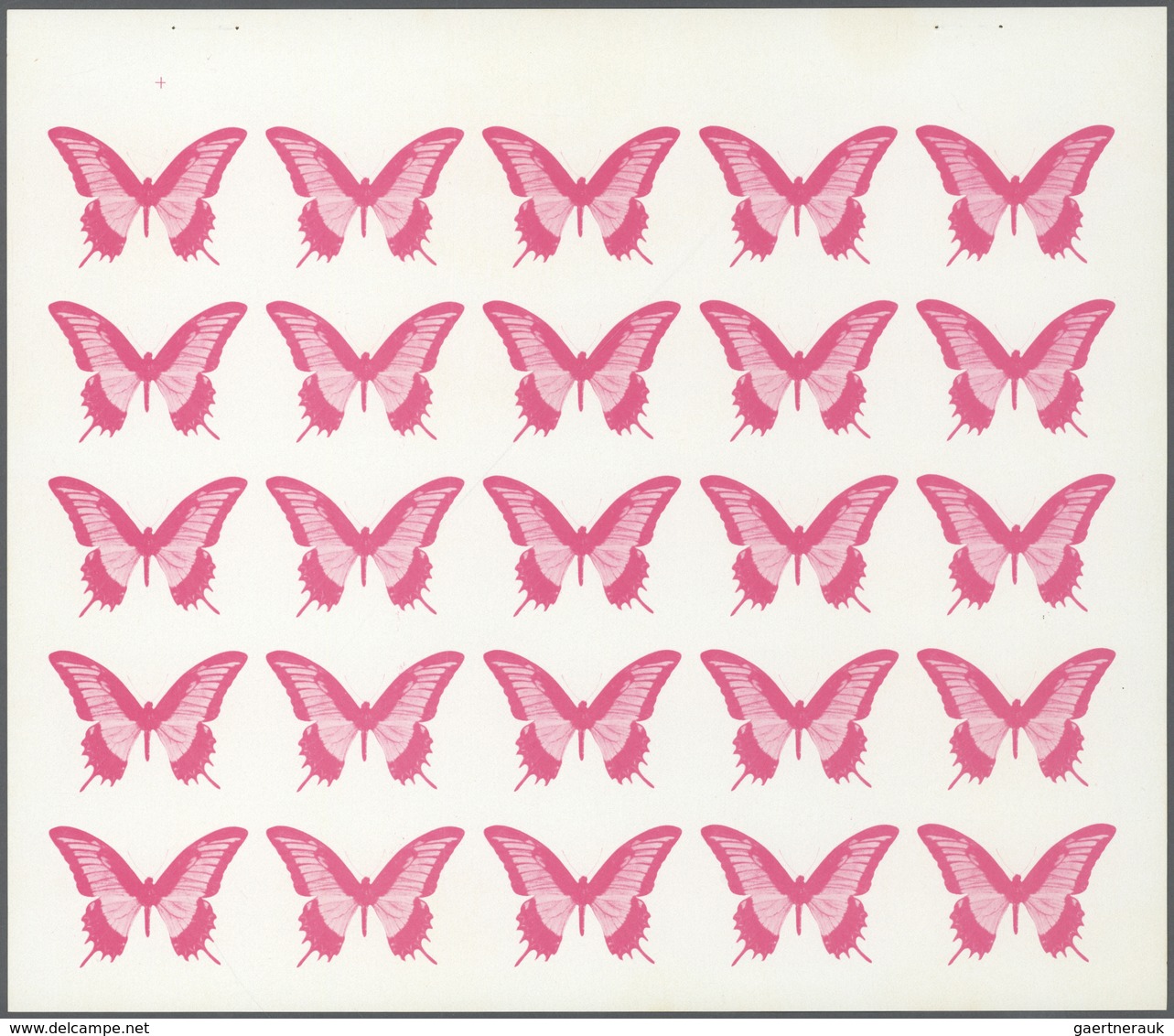 ** Thematik: Tiere-Schmetterlinge / Animals-butterflies: 1972. Sharjah. Progressive Proof (6 Phases) In - Vlinders