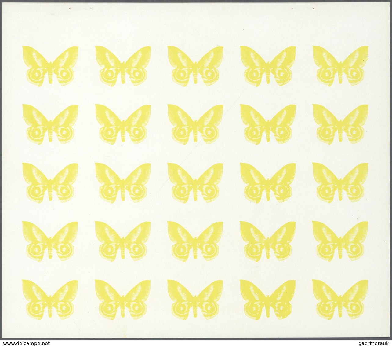 ** Thematik: Tiere-Schmetterlinge / Animals-butterflies: 1972. Sharjah. Progressive Proof (7 Phases) In - Vlinders