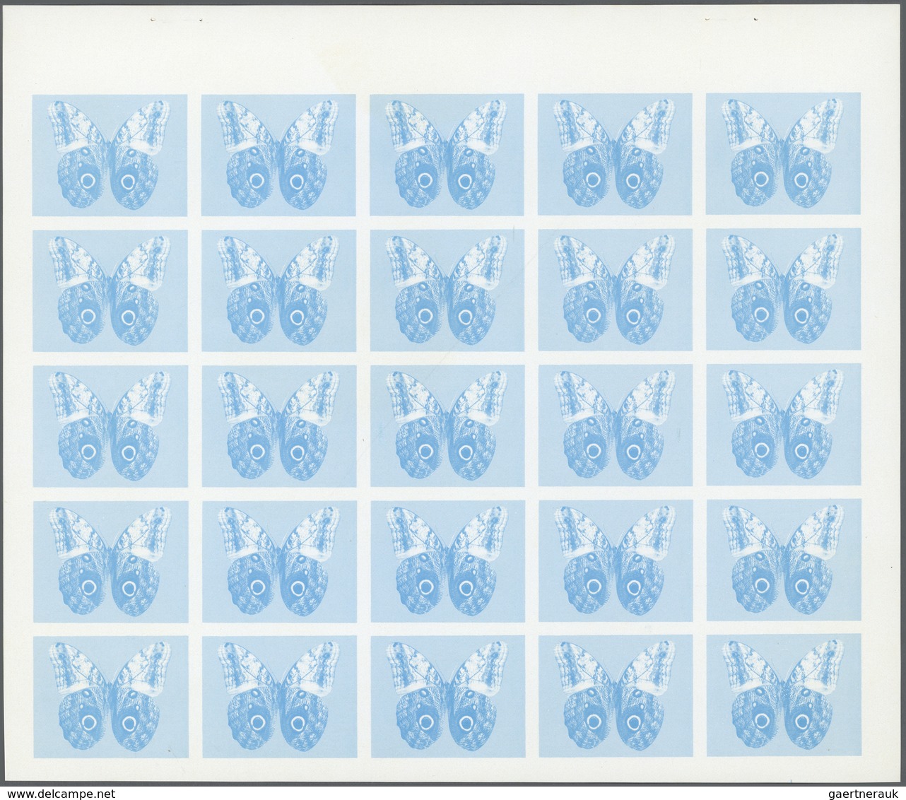 ** Thematik: Tiere-Schmetterlinge / Animals-butterflies: 1972. Sharjah. Progressive Proof (5 Phases) In - Vlinders