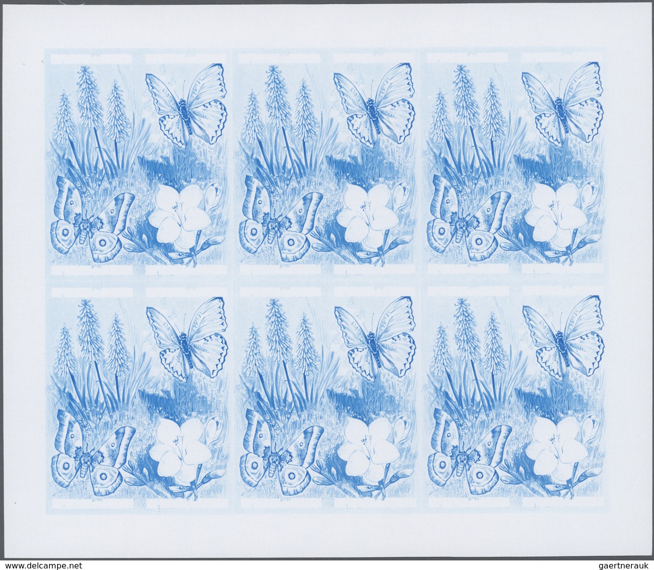 ** Thematik: Tiere-Schmetterlinge / Animals-butterflies: 1973, Burundi. Progressive Proof (6 Phases) Fo - Papillons