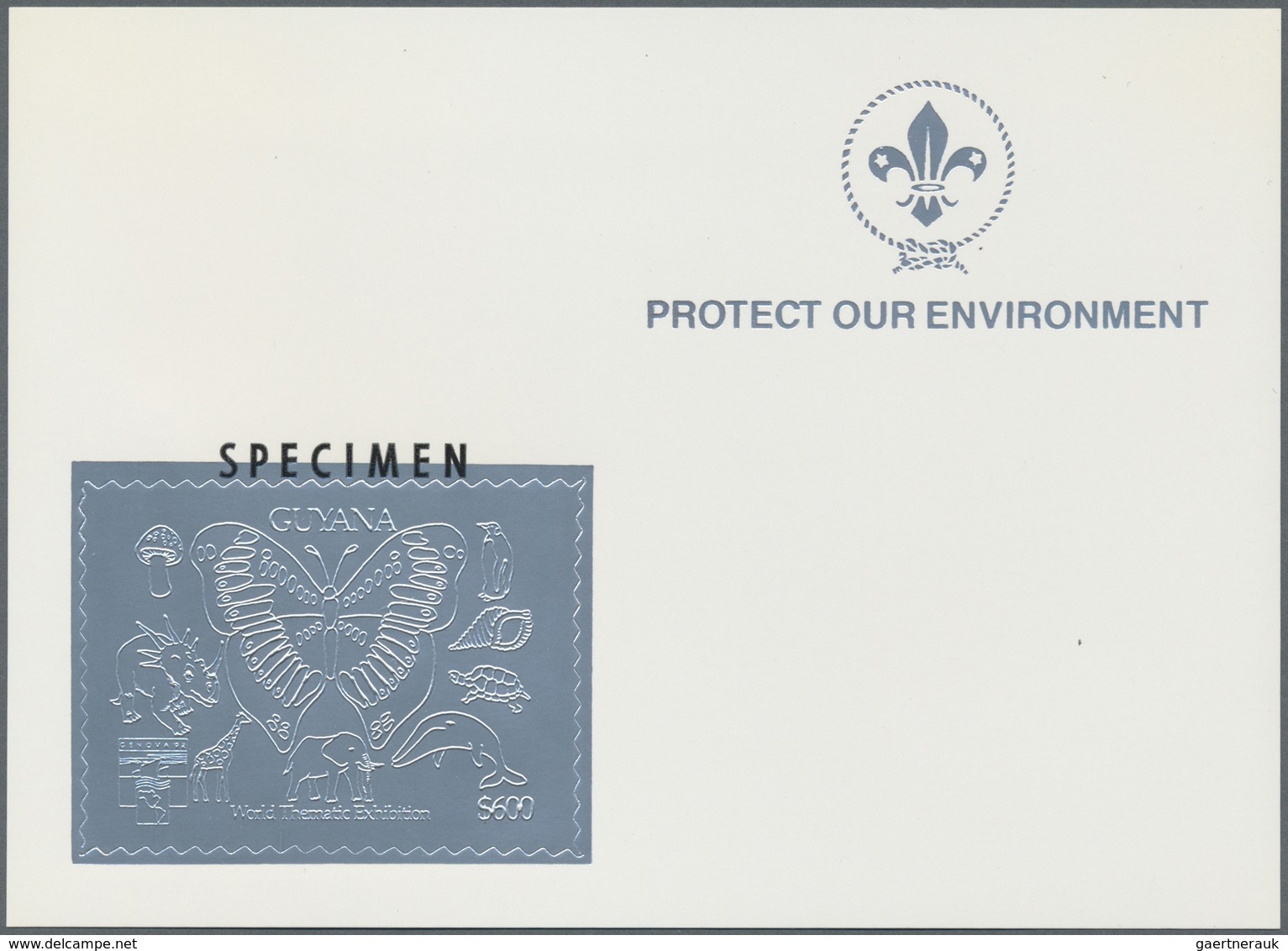 ** Thematik: Tiere-Schmetterlinge / animals-butterflies: 1993, International Stamp Exhibition Genova'92