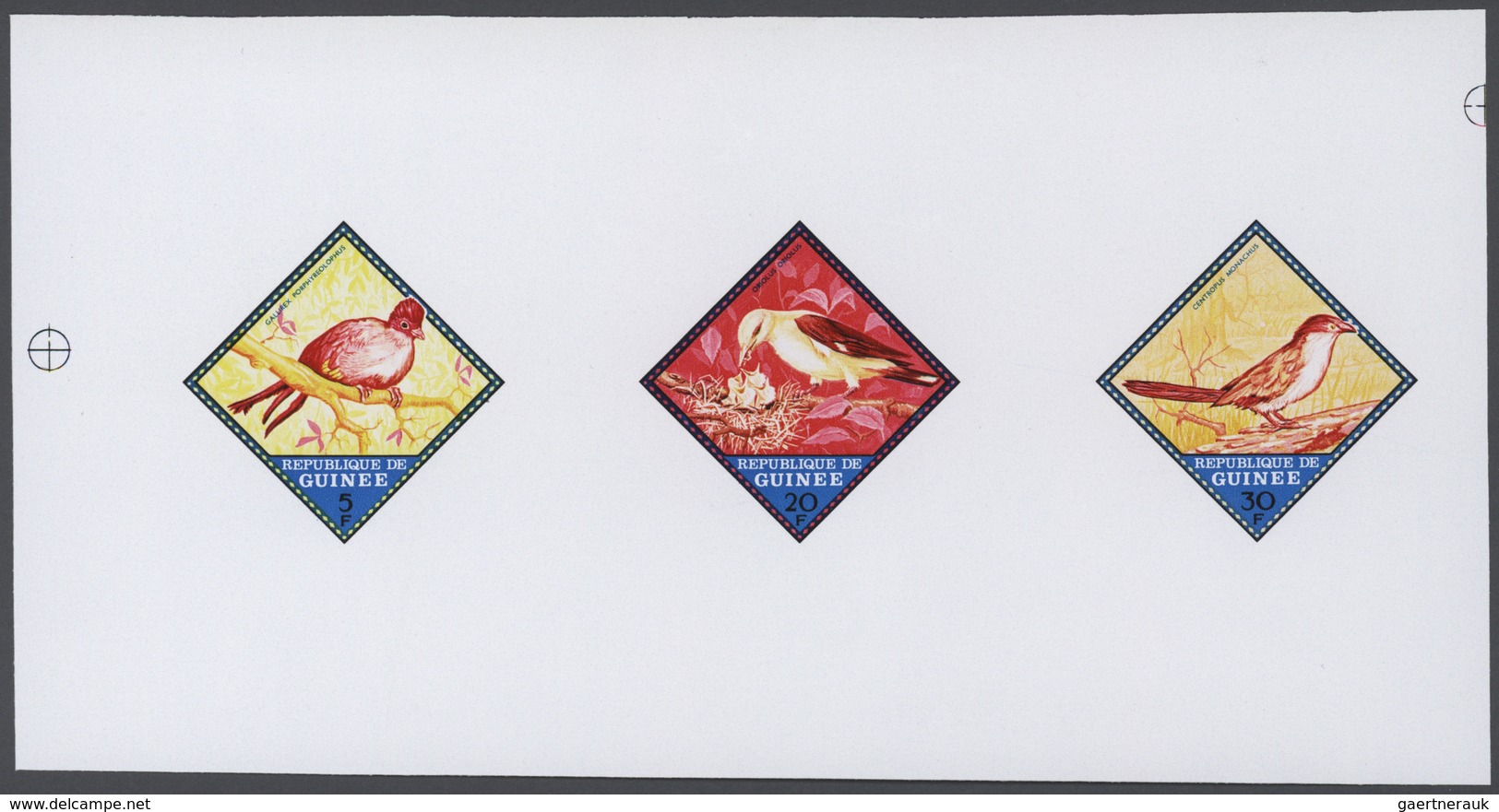 ** Thematik: Tiere-Vögel / Animals-birds: 1971, GUINEA: Domestic Birds Complete Set Of Nine Stamps In T - Autres & Non Classés