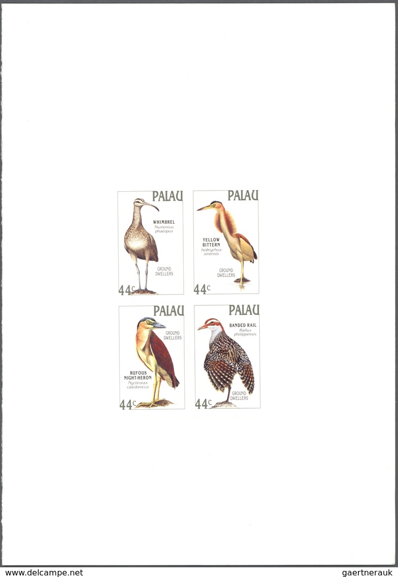 (*) Thematik: Tiere-Vögel / Animals-birds: 1988, PALAU: Birds Set Of Four Se-tenant 44c. Stamps (Whimbre - Andere & Zonder Classificatie