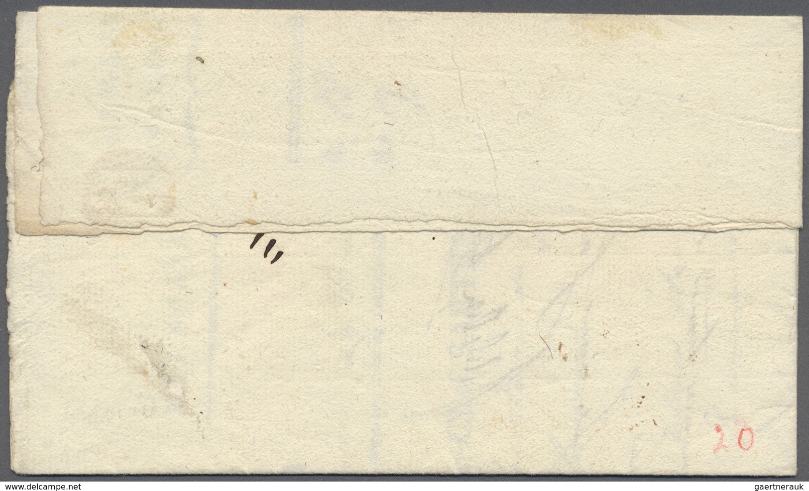 Br Ägypten - Besonderheiten: 1800 -FRENCH CAMPAIGN IN EGYPT. Envelope Headed 'Le Commissaire Ordonnateu - Andere & Zonder Classificatie