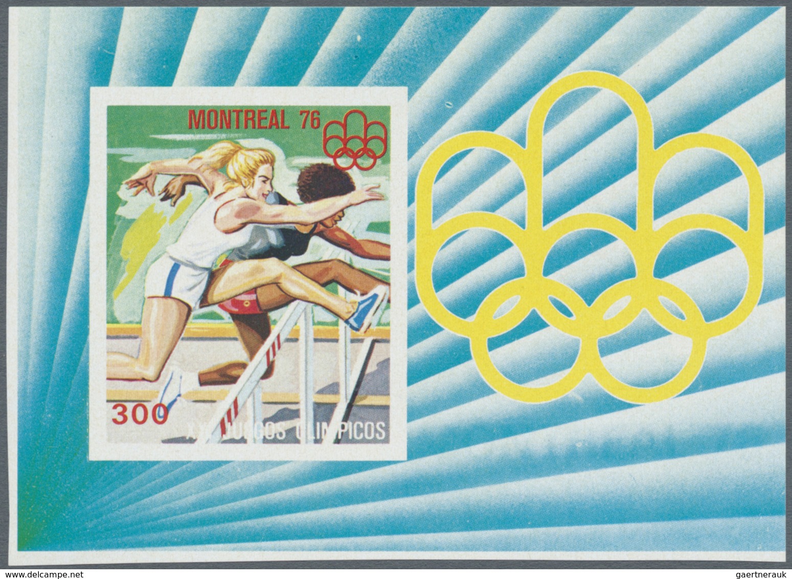 ** Äquatorialguinea: 1976, Olympische Sommerspiele In Montreal Als Blockausgabe In 6 Verschiedenen Druc - Guinée Equatoriale